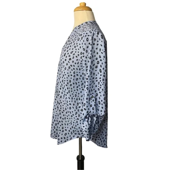 (1026) blue Lush Ls Shirt, Large - Picture 2 of 7